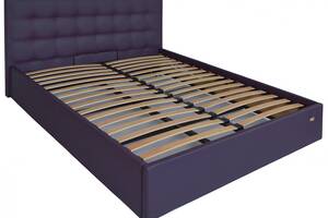Кровать Двуспальная Richman Честер 160 х 200 см Madrit-0965 С подъемным механизмом и нишей для белья Фиолетовая (rich...