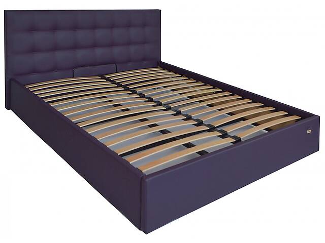 Кровать Двуспальная Richman Честер 160 х 200 см Madrit-0965 С подъемным механизмом и нишей для белья Фиолетовая (rich...