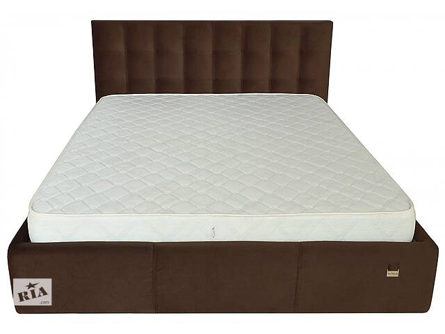 Кровать Двуспальная Richman Честер 160 х 200 см Missoni 011 Темно-коричневая (rich00134)