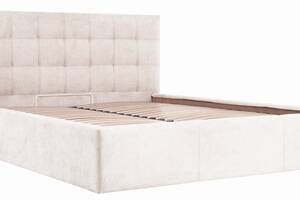 Кровать Двуспальная Richman Честер 160 х 200 см Мисти Milk С подъемным механизмом и нишей для белья Бежевая (rich00069)