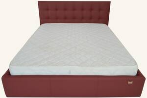Ліжко Двоспальне Richman Честер 180 х 200 см Флай 2223 З підйомним механізмом та нішою для білизни Бордова
