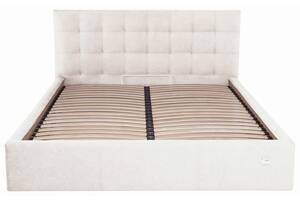 Ліжко двоспальне Richman Chester New Comfort 160 х 200 см Місті Milk Бежевий
