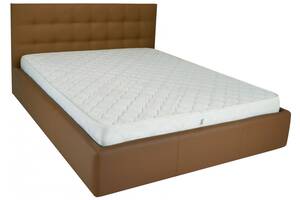 Ліжко двоспальне Richman Chester New Comfort 180 х 190 см Fly 2213 A1 Світло-коричневий
