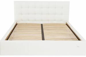 Кровать Двуспальная Richman Честер VIP 160 х 200 см Флай 2200 С дополнительной металлической цельносварной рамой Белая