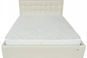 Кровать Двуспальная Richman Честер VIP 180 х 200 см Кинг 400 С дополнительной металлической цельносварной рамой C1 Белая
