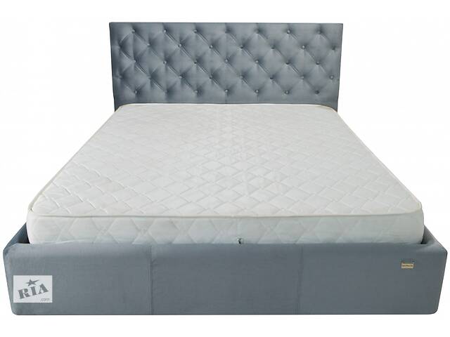 Ліжко Двоспальне Richman Ковентрі 180 х 190 см Missoni 030 З підйомним механізмом та нішою для білизни Синя