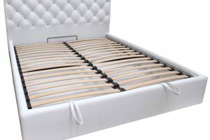 Ліжко Двоспальне Richman Ковентрі VIP 180 х 190 см Boom 01 C1 З додатковою металевою цільносварною рамою Біле
