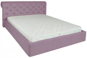 Ліжко Двоспальне Richman Лондон 160 х 190 см Fibril 24 C1 Темно-рожеве