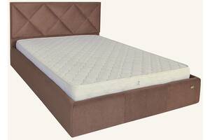 Ліжко двоспальне Richman Лідс Comfort 160 х 190 см З підйомним механізмом та нішою для білизни Коричневе