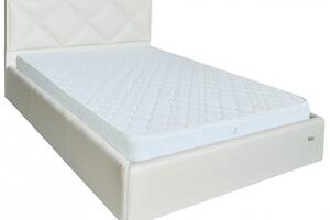 Кровать Двуспальная Richman Лидс VIP 160 х 200 см Boom 01 С дополнительной металлической цельносварной рамой Белая