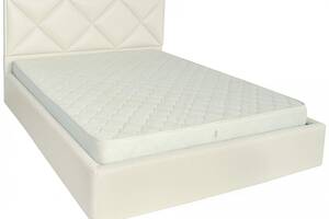 Кровать Двуспальная Richman Лидс VIP 160 х 200 см Флай 2200 A1 С дополнительной металлической цельносварной рамой Белая