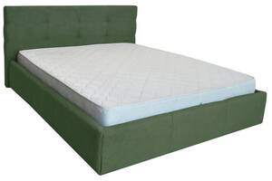 Кровать двуспальная Richman Манчестер Comfort 180 х 190 см С подъемным механизмом и нишей для белья Зеленая