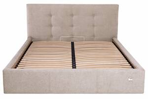 Ліжко Двоспальне Richman Манчестер VIP 160 х 190 см Місті Mocco З додатковою металевою цільносварною рамою Сіра