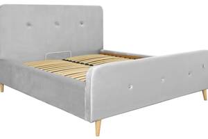 Кровать Двуспальная Richman Мишель Vip Wood 160 х 200 см Monolith 84 С дополнительной металлической цельносварной рам...