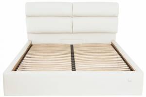 Кровать Двуспальная Richman Оксфорд VIP 160 х 200 см Флай 2200 С дополнительной металлической цельносварной рамой Белая