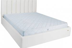 Кровать Двуспальная Richman Санам VIP 160 х 190 см Boom 01 С дополнительной металлической цельносварной рамой Белая
