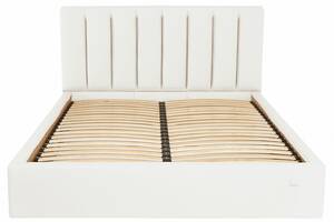 Кровать Двуспальная Richman Санам VIP 160 х 200 см Флай 2200 С дополнительной металлической цельносварной рамой Белая
