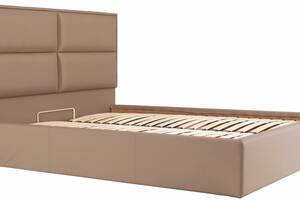 Кровать Двуспальная Richman Шеффилд 160 х 190 см Флай 2213 С подъемным механизмом и нишей для белья Светло-коричневая