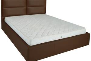 Ліжко Двоспальне Richman Шефілд 160 х 190 см Флай 2231 A1 З підйомним механізмом та нішою для білизни Темно-коричневе