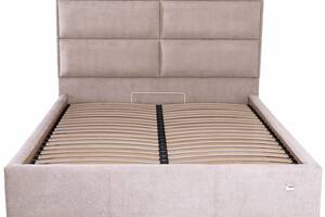 Кровать Двуспальная Richman Шеффилд 160 х 190 см Мисти Mocco С подъемным механизмом и нишей для белья Серая