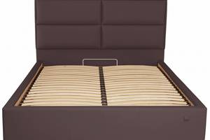 Кровать Двуспальная Richman Шеффилд 180 х 190 см Флай 2231 Темно-коричневая