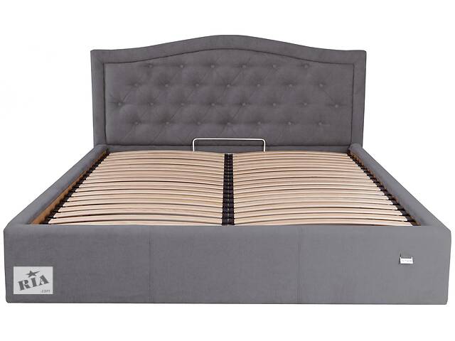 Кровать Двуспальная Richman Скарлетт 160 х 200 см Мисти Dark Grey Темно-серая