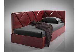 Ліжко-диван BNB BaileysDesign без підйомного механізму 80x200 бордовий