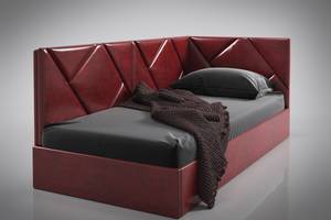 Кровать-диван BNB BaileysDesign с подъемным механизмом каркас металл 80x200 бордовый