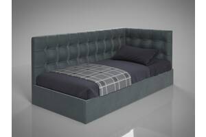 Ліжко-диван BNB GrenadineDesign без підйомного механізму 160x190 сірий