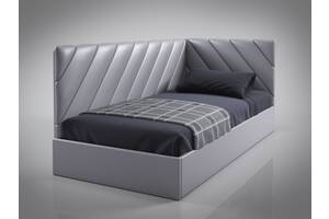 Ліжко-диван BNB SheridanDesign з підйомним механізмом каркас дерево 160x200 сірий