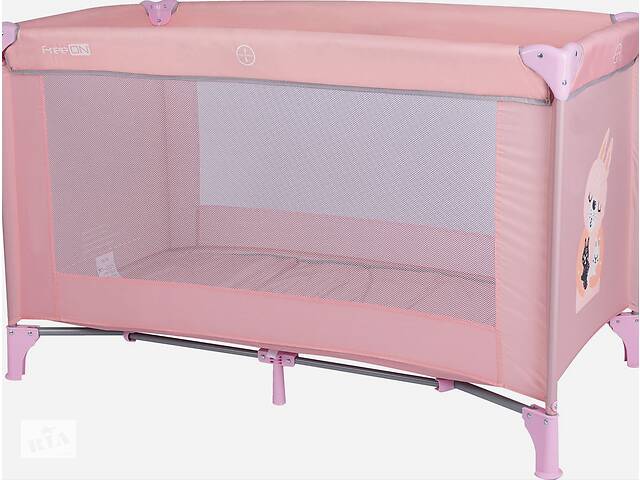 Кровать-манеж детская FreeON Travel Love Pink Купи уже сегодня!