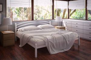 Кровать Маранта Tenero 1400х1900 Белый бархат (10000048)