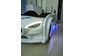 Кровать машина Mersedes GT с подсветкой и кожаным салоном 80х160 белая
