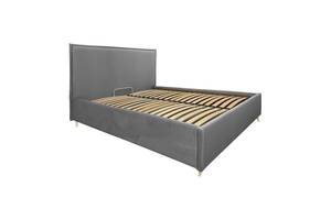 Кровать Richman Andrea VIP Wood На ножках 120 x 190 см Simple Серый