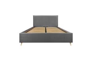 Кровать Richman Andrea VIP Wood На ножках 120 x 200 см Simple Серый