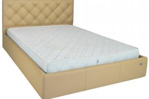 Кровать Richman Бристоль VIP 120 х 200 см Флай 2238 С дополнительной металлической цельносварной рамой Бежевая