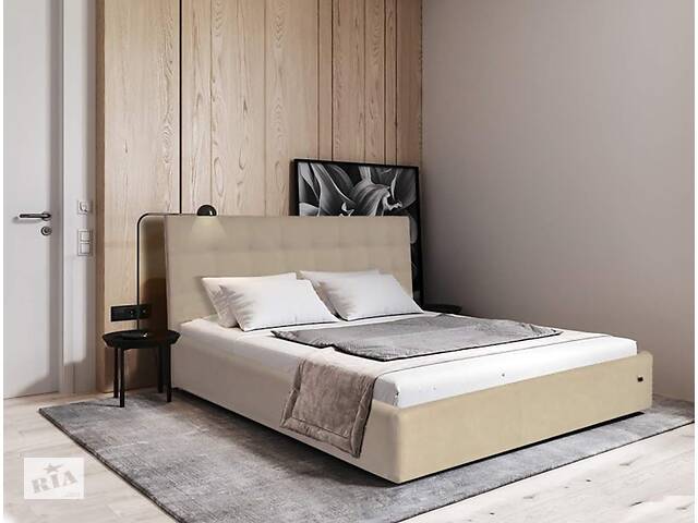 Ліжко Richman Честер 120 х 200 см Флай 2207 A1 З підйомним механізмом та нішою для білизни Бежеве