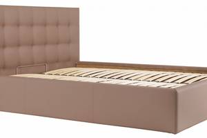 Кровать Richman Честер 140 х 200 см Флай 2213 С подъемным механизмом и нишей для белья Светло-коричневая (rich00038)
