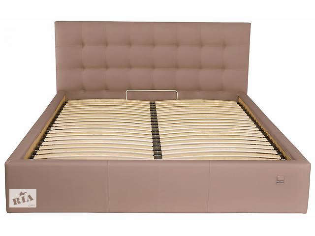 Ліжко Richman Chester New Comfort 140 х 200 см Fly 2213 Світло-коричневий