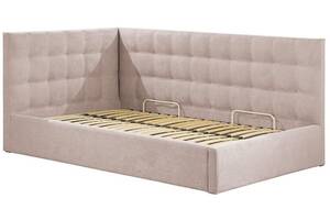 Ліжко Richman Chester Standart з боковою спинкою 140 x 190 см Rosto 13 Мокко