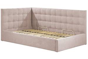 Ліжко Richman Chester Standart з боковою спинкою 180 x 200 см Rosto 13 Мокко
