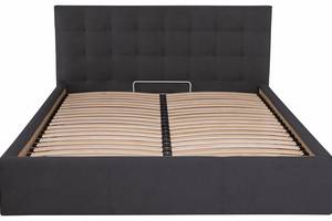 Кровать Richman Честер VIP 120 х 200 см Мисти Dark Grey С дополнительной металлической цельносварной рамой Темно-серая