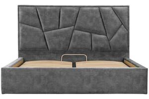 Кровать Richman Двуспальная Mega Comfort 160 x 190 см Bolzano Dk Grey Темно-серый