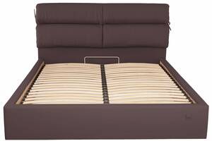 Кровать Richman Эдинбург VIP 120 х 190 см Флай 2231 С дополнительной металлической цельносварной рамой Темно-коричневая
