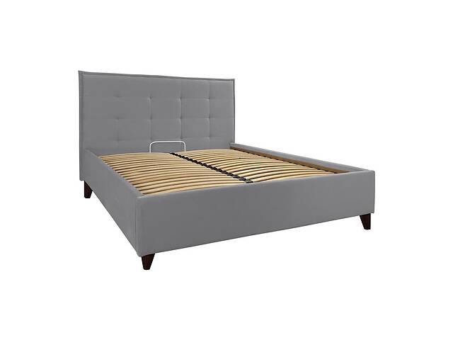 Ліжко Richman Monica VIP Wood На ніжках 120 x 190 см Lili Темно-сірий