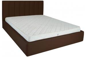 Кровать Richman Санам VIP 120 х 190 см Флай 2231 A1 С дополнительной металлической цельносварной рамой Темно-коричневая