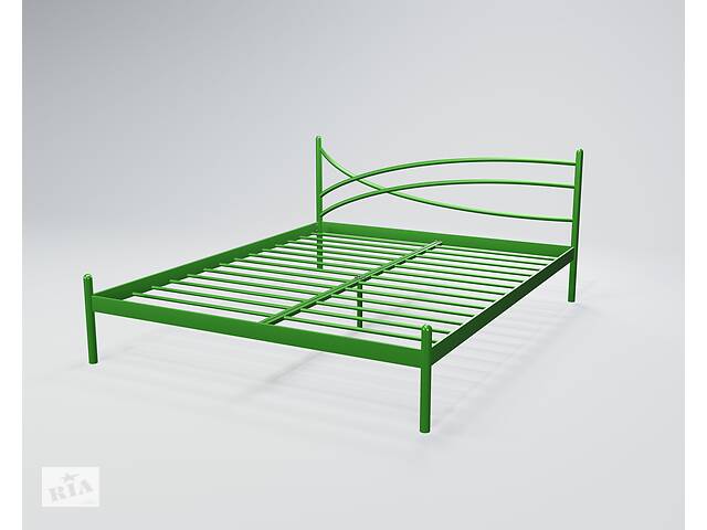Ліжко Tenero Гвоздика1 1400х1900 Зелений