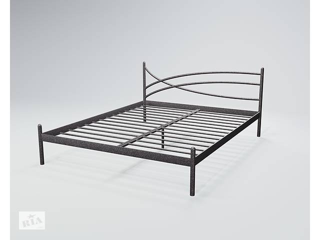 Кровать Tenero Гвоздика1 1600х1900 Черное серебро