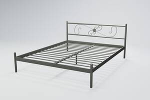 Кровать Tenero Хризантема1 1400х2000 Серый