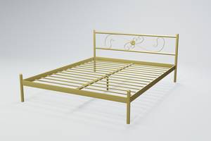 Кровать Tenero Хризантема1 1600х2000 Золото